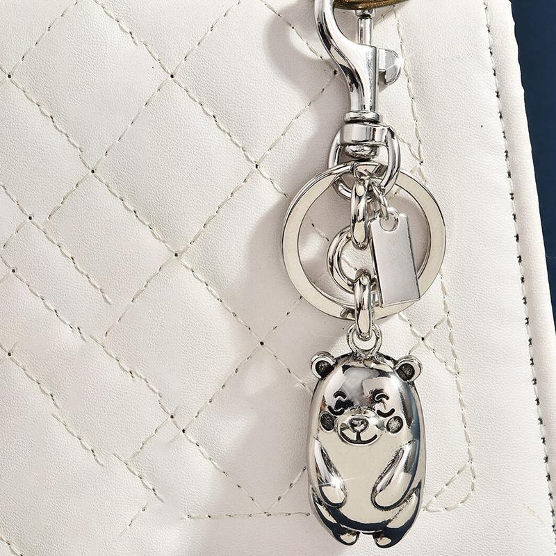 Cute Bear Keychain,Bear Bag Charm And Keychain Charms,Elegant Handbag Charms And Purse Accessories