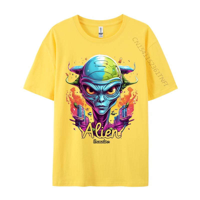 Exploring Extraterrestrial Wonders Alien Tshirt Gift TShirt Cotton Man T Shirt Custom Popular Tshirts