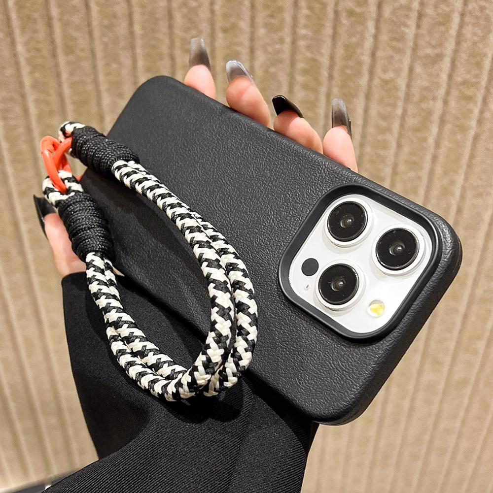 Kožený kryt na telefon pro iPhone 11 13 16 Pro Max iPhone 14 15 Pro Max 12 13 Pro Max 13 Pro 14 Pro Mobil proti ztrátě a pádu