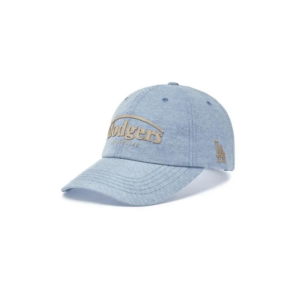 Unisex Vintage Denim Curve Logo Unstructured Ball Cap 3ACPV196N-07BLL FREE