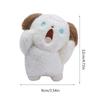Cute Plush Cat Rabbit Bear Dog Keychain Pendant Lovely Shouting Animals Keyring Charm for Purse Bag Backpack Handbag