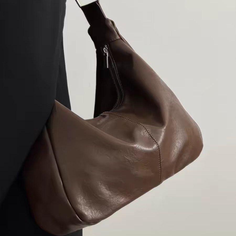 Women's 2025 Versatile Large Capacity Crossbody Tote Bag - Casual Single Shoulder for Students and Commuting