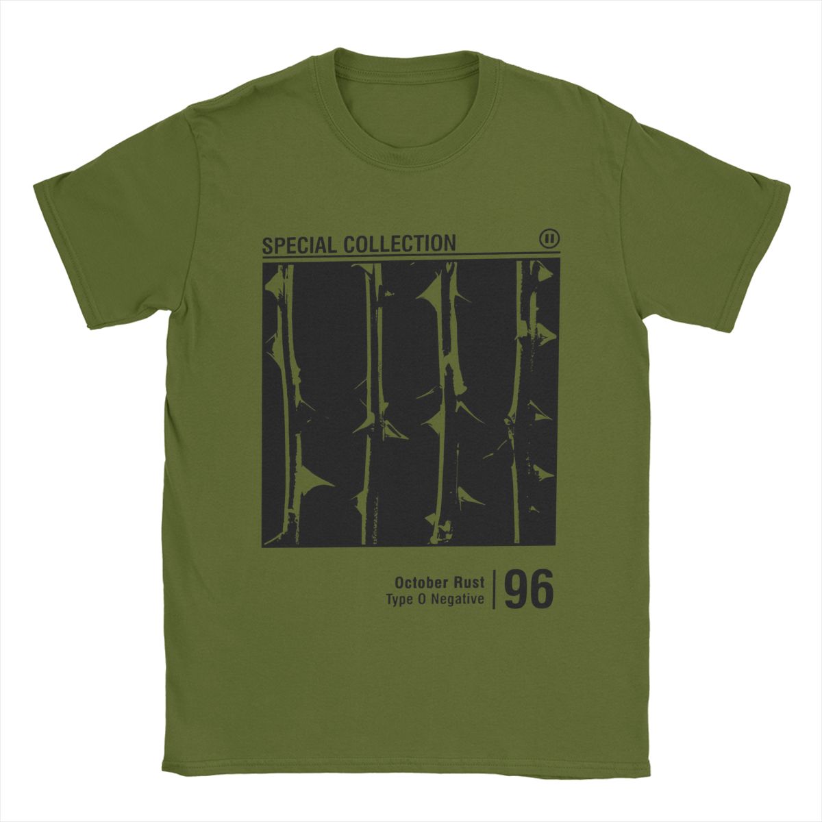 

October Rust Type O Negative T-Shirt for Men Awesome 100% Cotton Tee Shirt Crewneck Short Sleeve T Shirt Graphic Tops 4XL