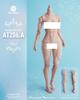 Scale Action Figure Worldbox AT206 Muscle Version Pearl White Skin Female Body and Clothes Not [TOYBARJAPAN] 1/6 (head Included) (A)