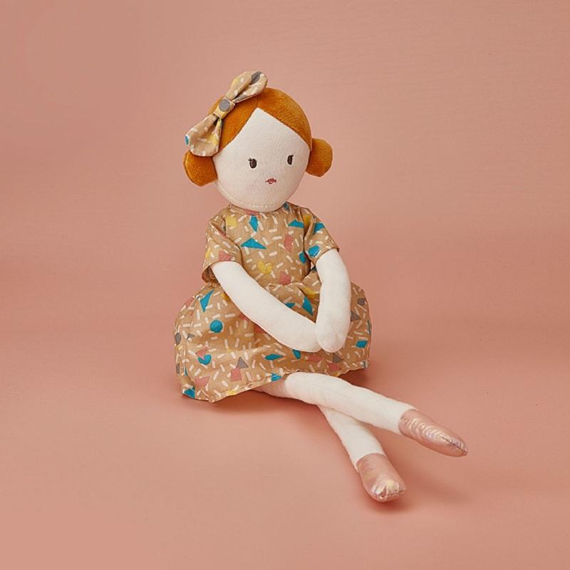 Soft Stuffed Plush Baby Girl Dolls with Floppy Arms and Legs Children Sleeping and Playing Toy Home Decoration Kids Gift