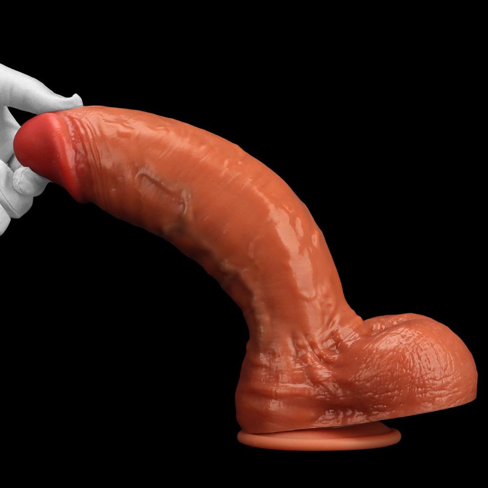 4 Size Large Liquid Silicone Dildo Simulated Penis Butt Plug Fisting Sex Toy Strap On Cock Big Dick Realistic Cock