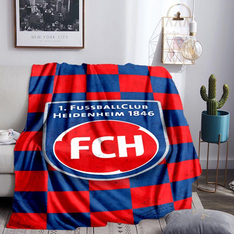 Heidenheim Squad Blanket Lightweight Ideal Bedding Blanket Perfect for Travel, Camping, Living Rooms, Offices, Sofas, Fan Christmas gift