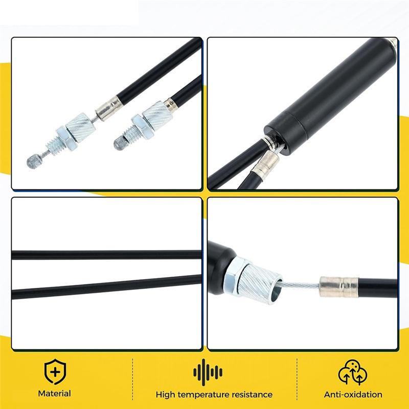 Bike Gyro Brake Cables Front + Rear (Upper + Lower) With Spinner Rotor Kit, For Gyro Systems And 20Inch Bikes