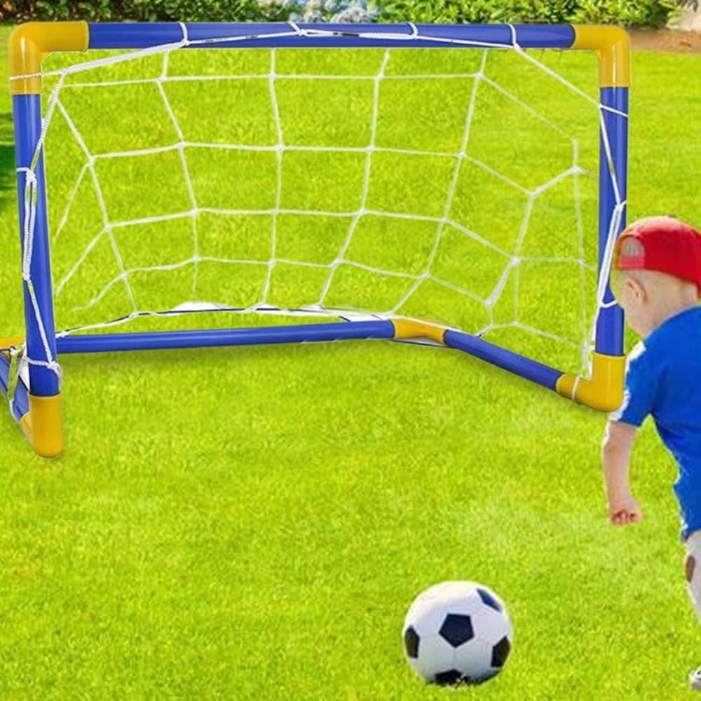 High-Strength Frame Kids Soccer Goal Removable Net Indoor Soccer Post Frame Kit  Indoor Practice