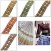 4.5cm Wide Ethnic Lace Ribbon 10 Yards Sequin Lace Ribbon DIY Clothing Accessories  Clothing Collar