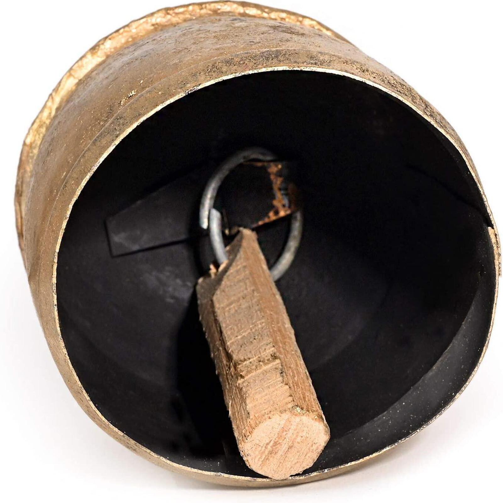 Lot De 3 Cloches De Vache De Noël Rustiques : Ornements