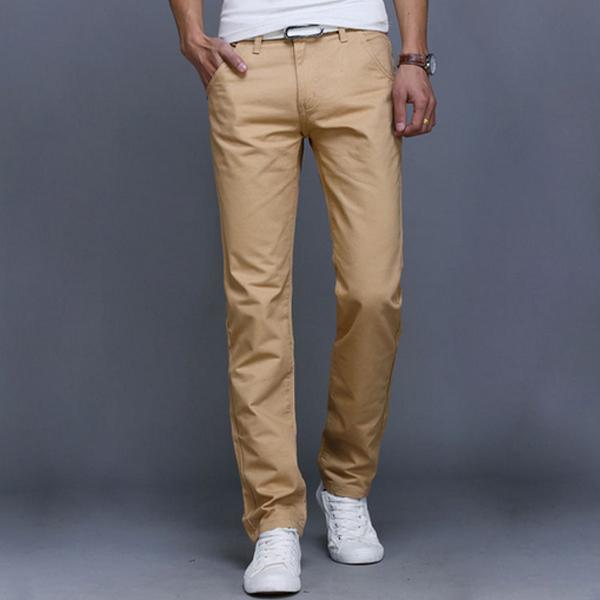 Buy Spring Autumn Men Casual Trousers 