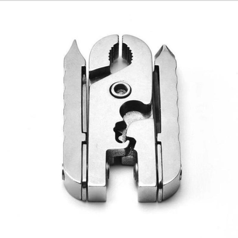 Multi-function Pliers Outdoor EDC Combination Tool Multi-purpose Screwdriver 10-in-1 Pliers with Buckle Bottle Opener