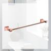Square Paper Holder Robe Hook Towel Bar Ring Glass Rack Soap Holder Toilet Brush Holder Tumbler Rose Gold Bathroom Accessories