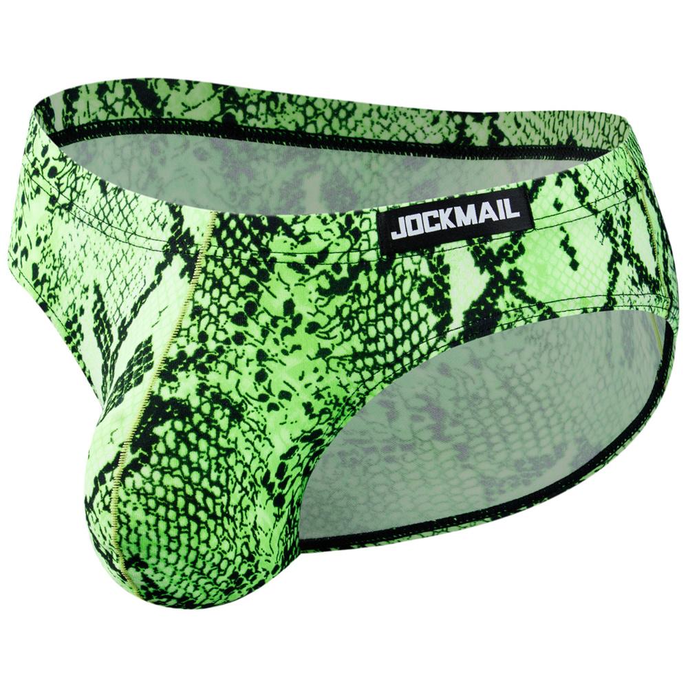 Briefs JOCKMAIL Leopard Print Sexy Low Rise Men's Underwear