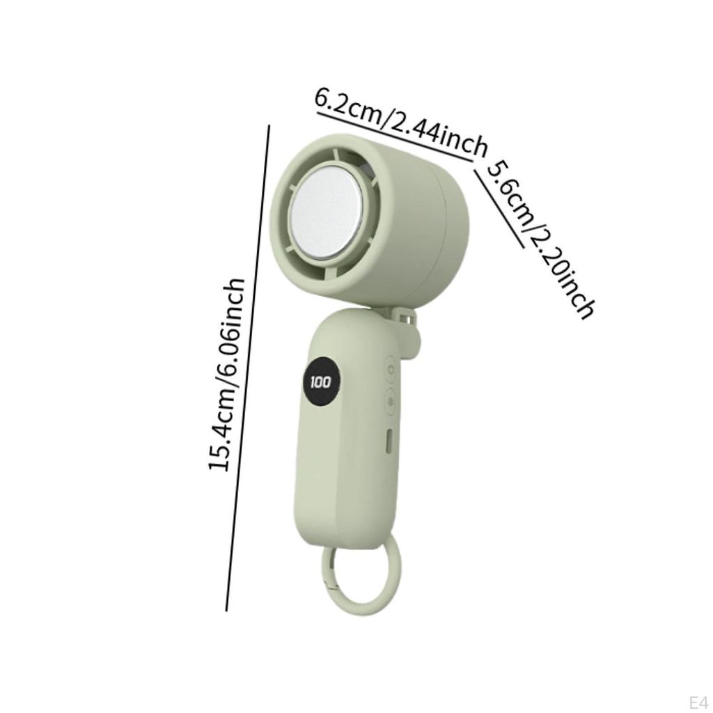 Compact Electric Fan with Neck Support, Personal Cooling Device for Various Settings