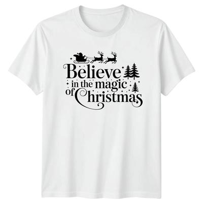 Believe In The Magic Of Christmas Holidays Christmas Unisexs TShirt Unisexs Tee