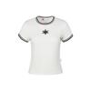 Li Ning Retro Sports Series Short Sleeve T-Shirt Women Tops Off-White AHSWA38-1