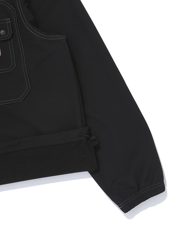 Bbc Earth M Contrast Stitch Out-Pocket Anorak_Black