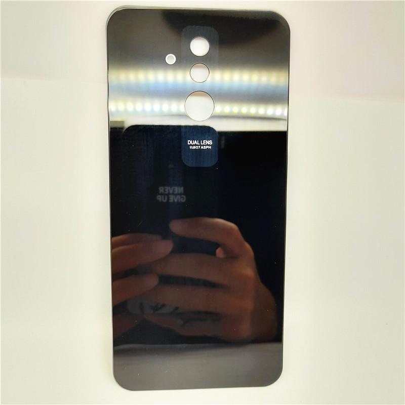Для Huawei Mate 20 Lite Задняя крышка аккумулятора Задняя панель из 3D-стекла Корпус аккумулятора для Mate 20 Lite Замена чёрный