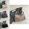 Large Capacity Solid Color Summer Women's Fashion Minimalist Commuter Tote Bag