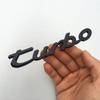 Car Personalized Modification Car Sticker 3D Metal Body Sticker Turbocharged Car Side Label Word Label TURBO Car Logo