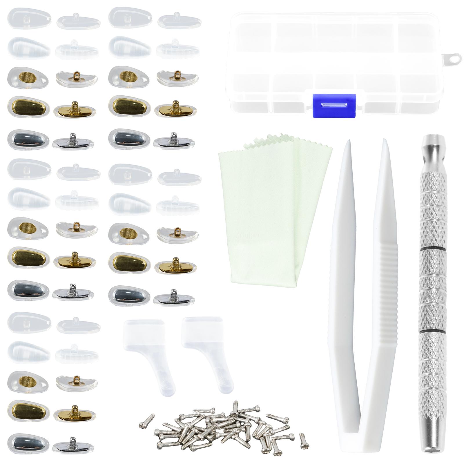 

69/138Pcs Eyeglasses Nose Pads Repair Kit Comfortable Glasses Nose Pads Breathable Eyeglass Nose Pads Glasses Accessories