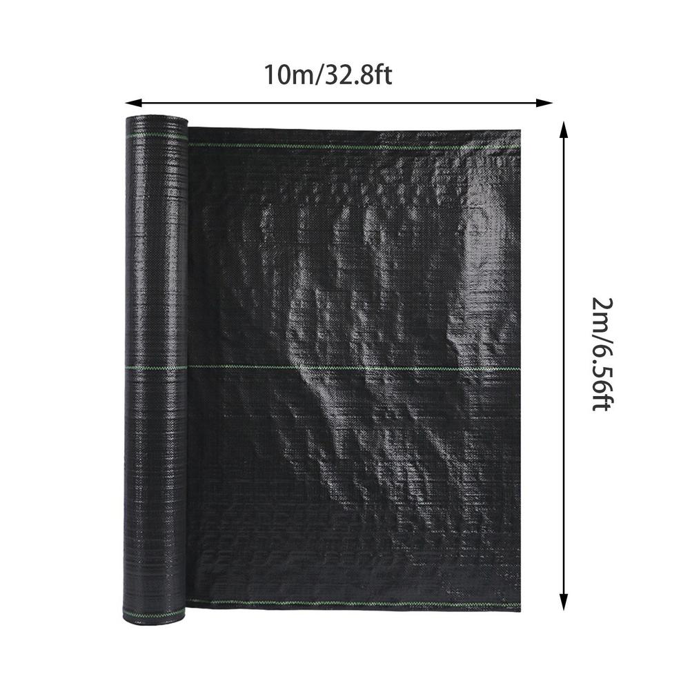 Landscape Fabric Heavy Duty Grass Control Garden Fabric Ground Cover Heavy Duty Black Grass Barrier Garden Grass Control Fabric