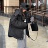 Outdoor Women's Winter Padded Jacket Coat Hooded Solid Thick Parka Waterproof Puffy Korean Fashion