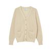Moth Snake Raglan Shoulder Cardigan_Ivory