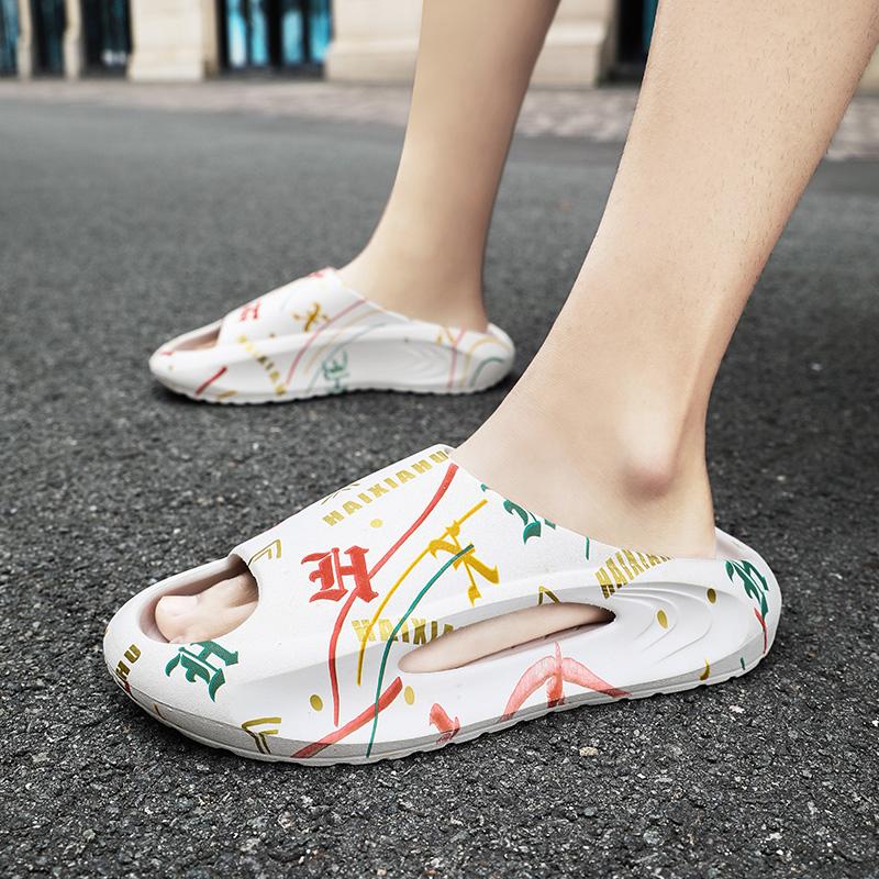 Летние мужские тапочки Летняя обувь для отдыха Мужская пляжная обувь Удобная мужская — фото 12