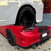 2PCS For Dodge Charger 2015-2025 2025 SRT RT SXT Rear Bumper Lip Wrap Angle Rear Corner Spats Side Splitters Aprons Winglets Bod