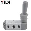 YIDI 4H21008 Pneumatikteil Handventil 4H210-08 Steuerung Kompressor 5-Wege 2-Port Schalter Anschlussstück Anschlussstück-Set