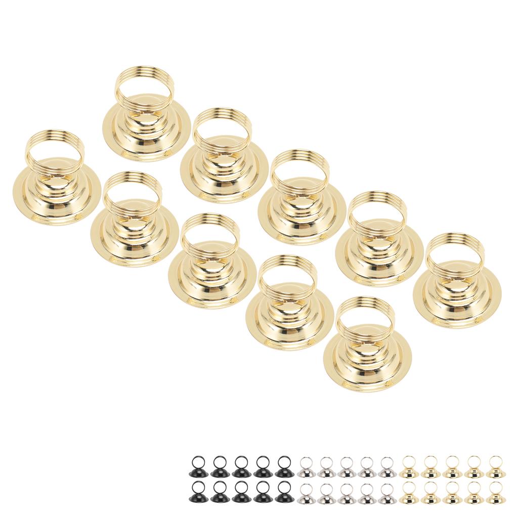 10pcs Table Number Holders Place Card Holders Metal Wire Picture Holders Cards Stand Name Menu Clips