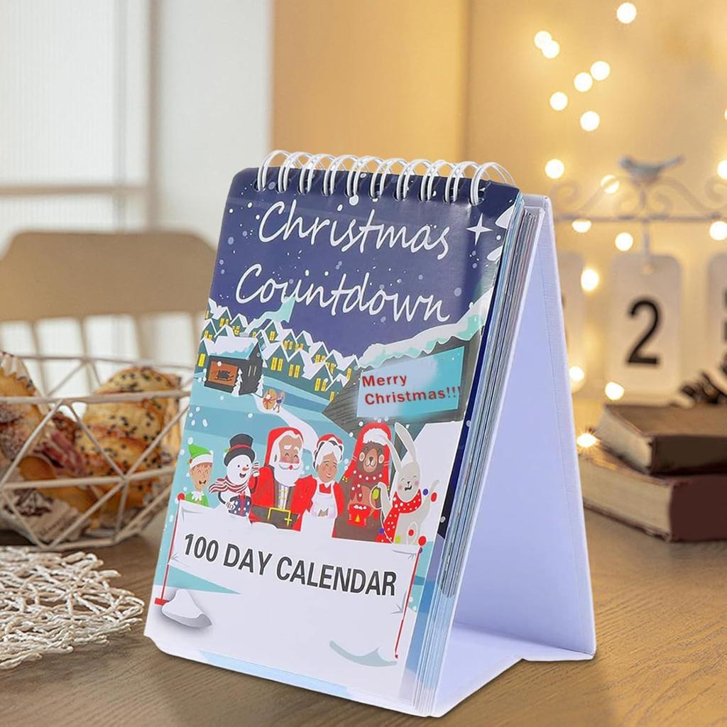 100 Days Countdown Desk Calendar Stylish Holiday Decorative Countdown Calendar For Children Adults