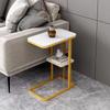 Compact Luxury Square Coffee Table: Elegant Side Table for Living Room or Bedroom