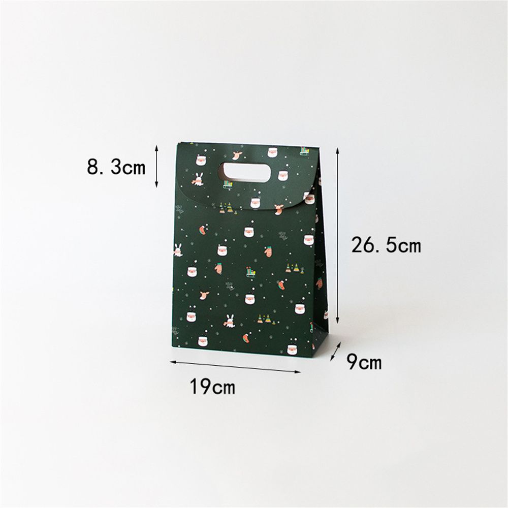 

Домашний декор Подставка Лось Конфетный пакет из крафт-бумаги Рождественская коробка для конфет Подарочные пакеты M зелёный