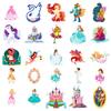 50 Märchenprinzessinnen-Aufkleber Cartoon Handbuch Material Mädchen Kinder Wasserbecher-Aufkleber