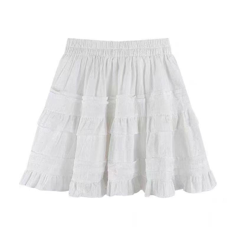 Women's Fluffy A-line Short Ballet Skirt - Sweet Summer Solid Color