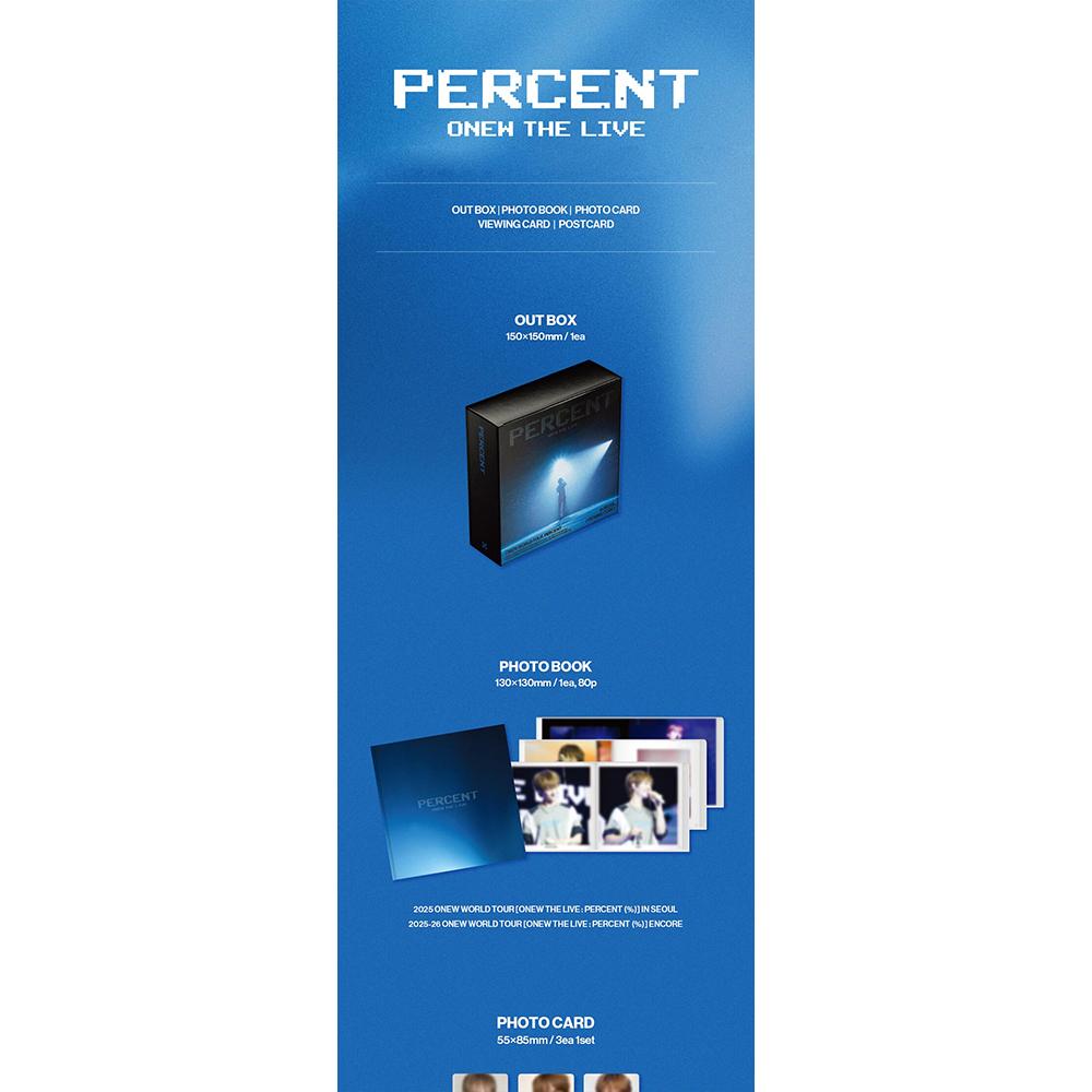 [Pre-order] ONEW - 2025-26 ONEW World Tour [ONEW THE LIVE : PERCENT]