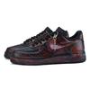 Nike Air Force 1 Night Ash Rose Amortyzacja Oddychające Niskie Buty do Skateboardu Unisex Czarne Czerwone CW2288-001(Zespół626-)