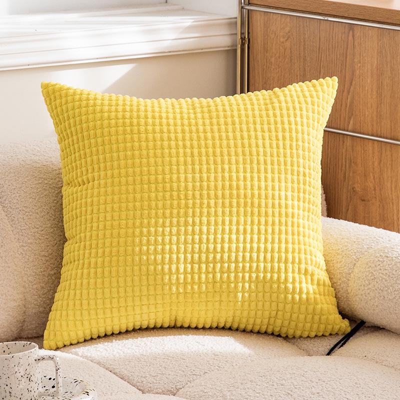 Corn Luxury Minimalist Woven Kernel Throw Pillow Cover For Sofa Bed Or Car No Insert