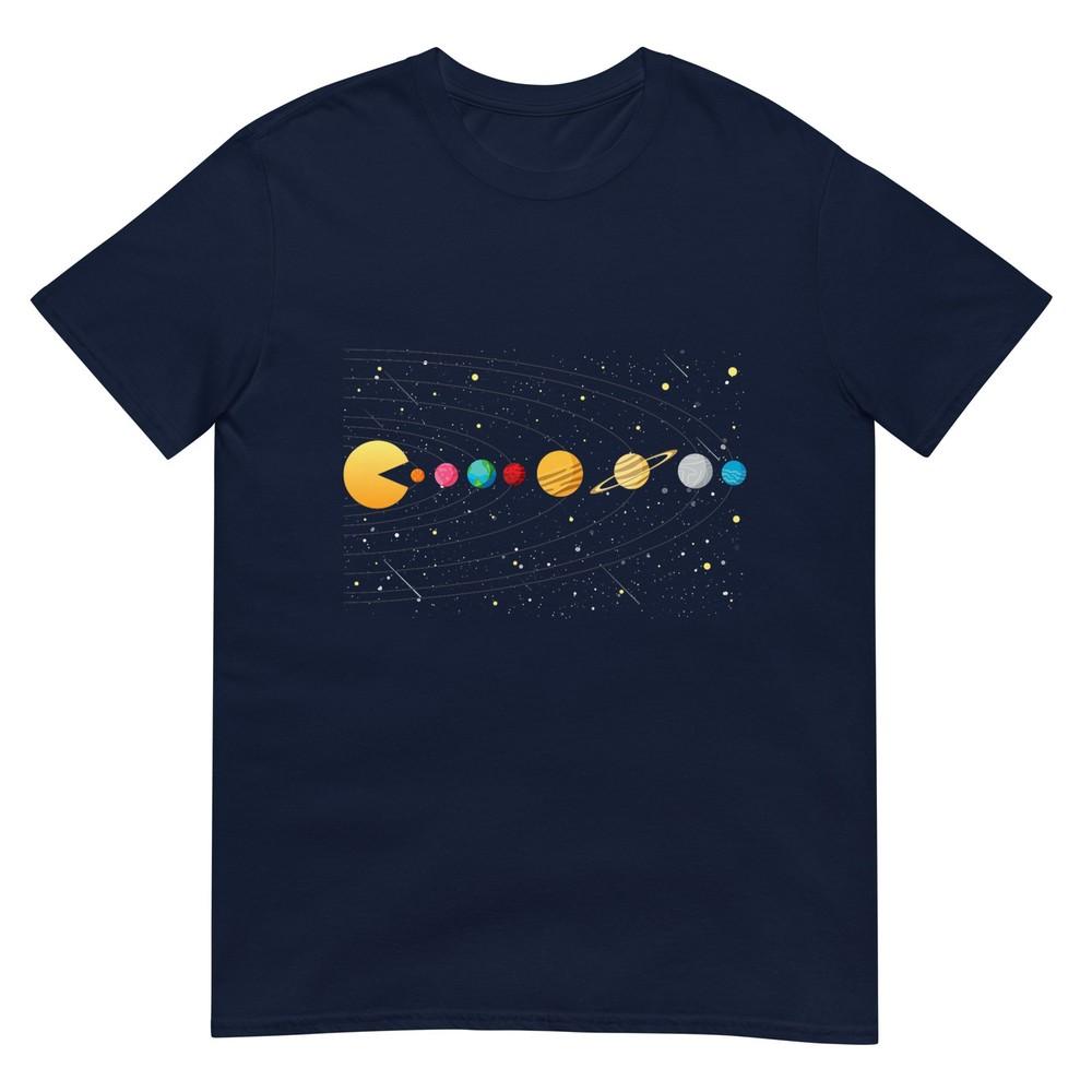 Funny Solar System Astronauts Space Video Games Tshirt