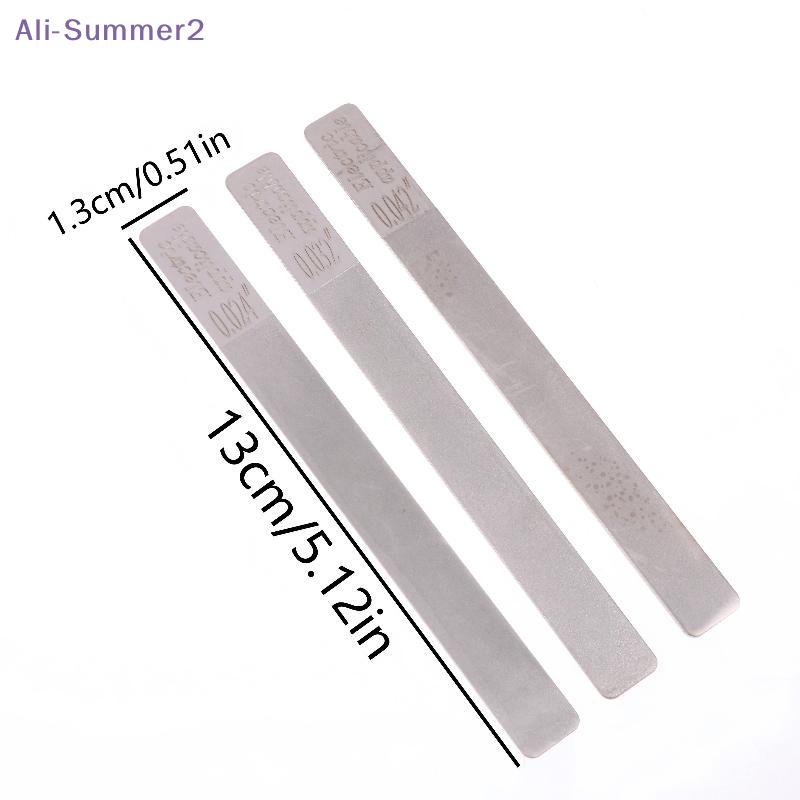 6Pcs/set Acoustic Guitar Nut Slotting Files Electric Guitar Bass Files For String Spacing Adjustment Nut Grinding Repair Tools