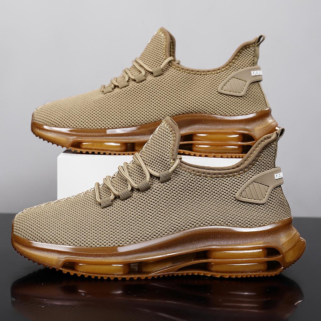 2025 Fly-woven Mesh Little White Shoes Sneakers Summer and Autumn Large Size Men's Sports and Leisure Shoes Men's Shoes