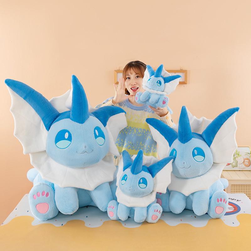 Vaporeon Plush Toy With Short Plush Material For Kids And Collectors