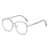 Po-sensitive Color-changing Gold Wire Frame Anti-blue Light Nearsighted Glasses - Elegant Business Style Model