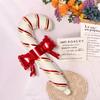 6pcs Red and Green Stripes Candy Cane Stick Balloons Aluminium Foil Balloon  Christmas Decoration