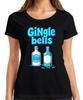 Gingle Bells Christmas Gin Gift Gin Lovers All The Way Ladies TShirt