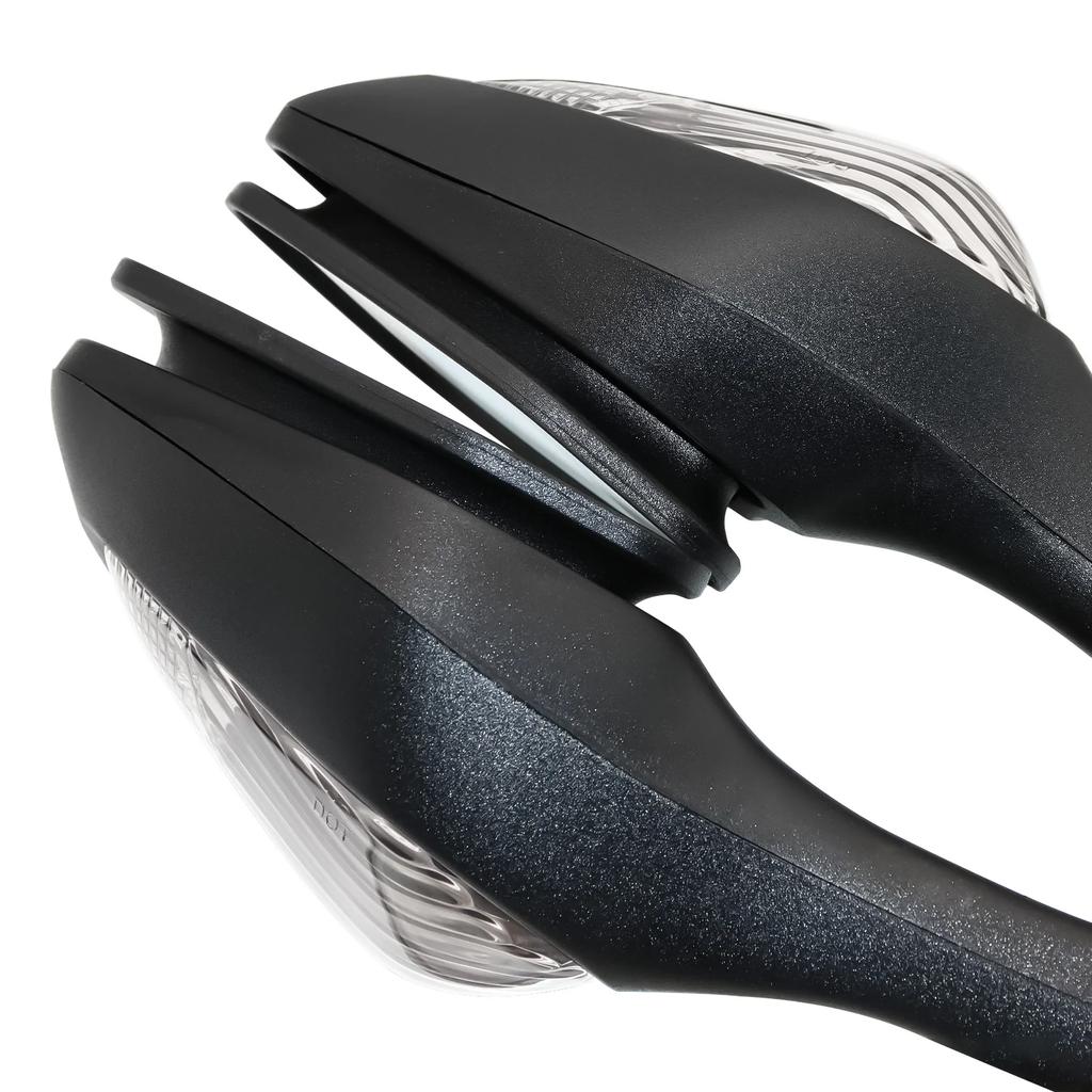 For Honda CBR1000RR CBR 1000 RR 2008-2016 2009 2010 201 A Pair of Motorcycle Rear View Side Mirrors with LED Turn Signal Light